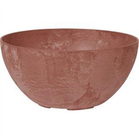 Novelty Manufacturing Novelty Manufacturing 246469 10 in. Napa Bowl Planter; Rust - Pack of 5 246469